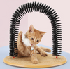 Plastic arch cat self grooming brush